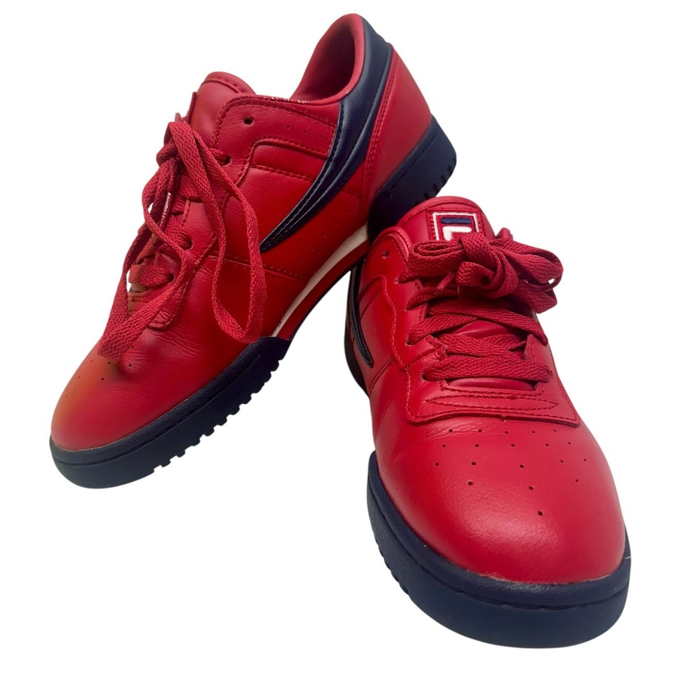 FILA Original Fitness Red Blue 3VF 80105-640 Sneakers  Size 6‎